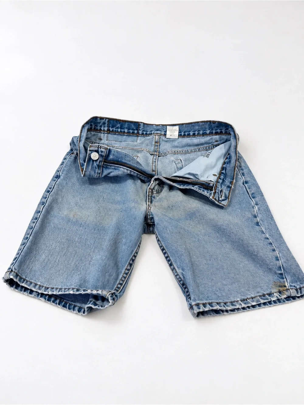 Levi's Light Blue Men's 505 Regular Fit Denim Shorts